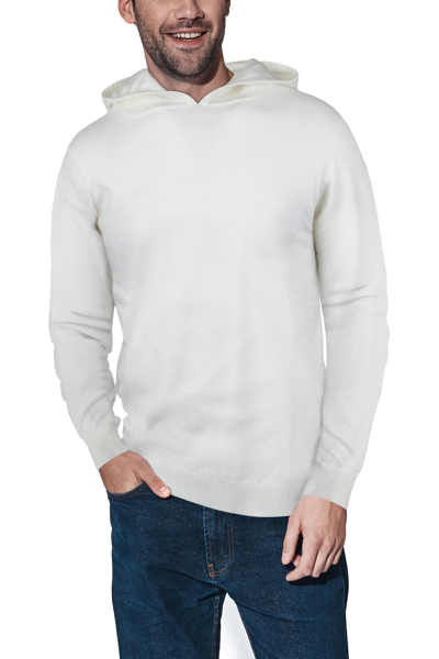 X-ray X Ray Casual Pullover Hoodie Sweater In White