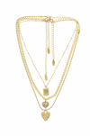 Ettika Love To Love 18k Gold Plated Necklace Set