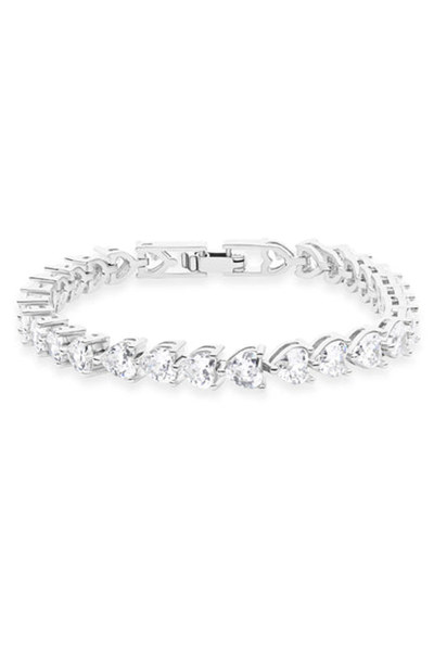 Heavenly London The Silver Mon Coeur Bracelet In 19cm