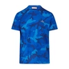 Valentino Camouflage-print Cotton T-shirt In Camou Blue