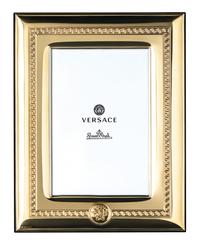Versace Gold Plated Photo Frame, 4" X 6"