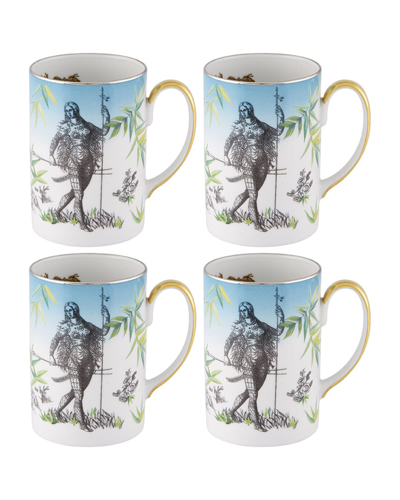 Christian Lacroix Reveries Mugs, Set Of 4 In Multi