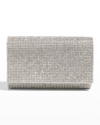 Judith Leiber Fizzy Crystal Flap Clutch Bag