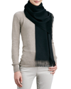 Loro Piana Cashmere Sciarpa Grande Fringe-trim Scarf