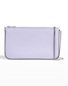 Christian Louboutin Loubila Hybrid Zip Leather Crossbody Bag In Lilac Smoke/lilac