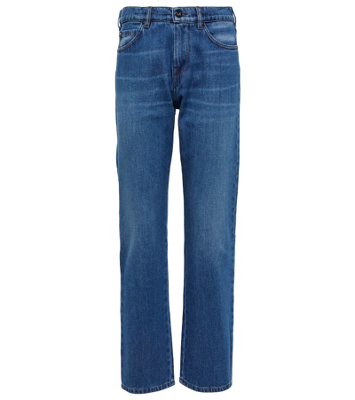 Max Mara Zena High-rise Straight Jeans In Denim