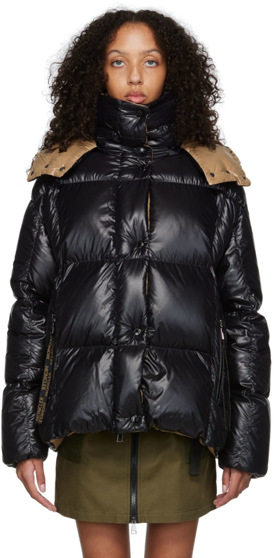 Moncler Black Down Nylon Jacket