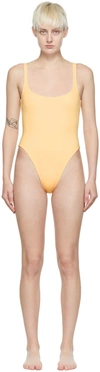 HAIGHT YELLOW THIDU ONE-PIECE SWIMSUIT