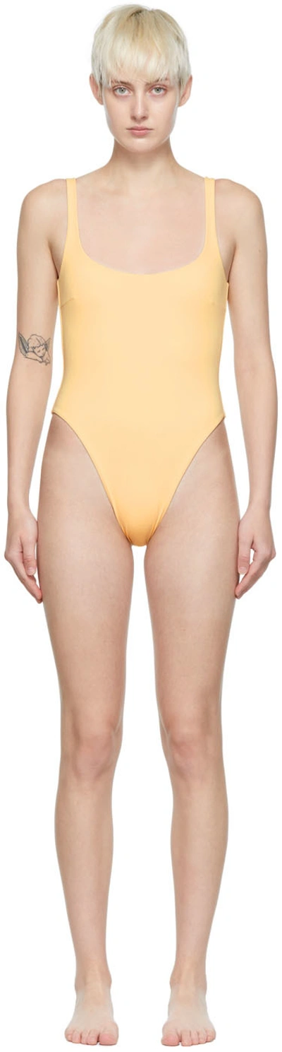 Haight Yellow Thidu One-piece Swimsuit In 0279 Moon Light