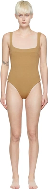 HAIGHT TAN GABI ONE-PIECE SWIMSUIT