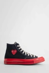 Comme Des Garçons Play Chuck 70 Cdg Hi Sneakers In Black