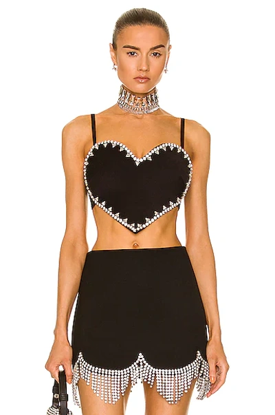 AREA CRYSTAL SPIKE HEART TOP