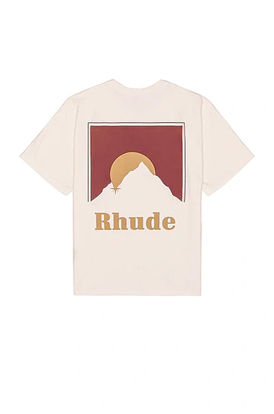 Rhude Moonlight T-shirt In Vintage White