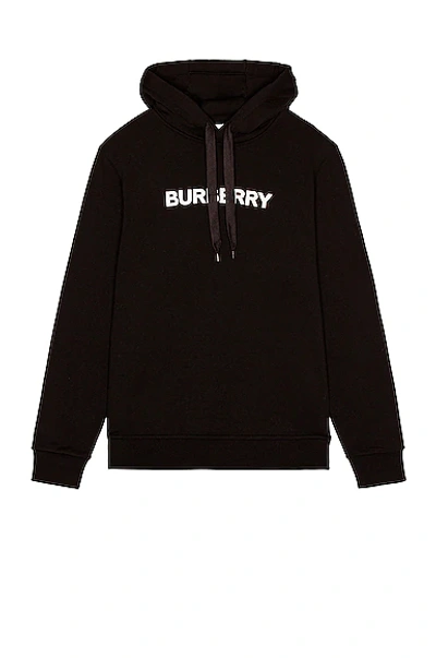 Burberry Ansdell Hoodie In Black