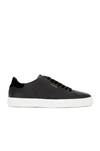 Axel Arigato '90 Clean' Black Low Top Sneakers With Logo Lettering On The Side In Black