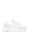 Axel Arigato Genesis Vintage Runner Panelled Canvas Sneakers In White