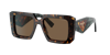 Prada Eyewear Square Frame Sunglasses In Dark Brown