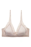 Natori Discreet Convertible Wireless Spacer Bra (l) In Light Mocha
