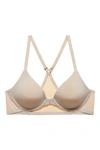 Natori Smooth Comfort Full Fit Front Close Underwire Bra (36ddd) In Cafe