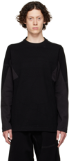 BYBORRE BLACK ORGANIC COTTON jumper
