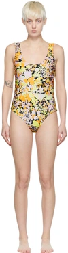 Stine Goya Ssense Exclusive Multicolor Angela One-piece Swimsuit In 3061 Tropical 60s Al
