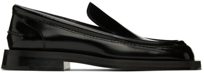 Proenza Schouler Women's Square-toe Leather Loafers In Black
