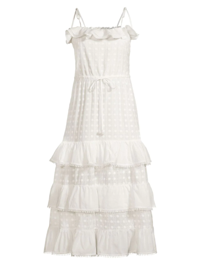 Waimari Romano Midi Dress In White