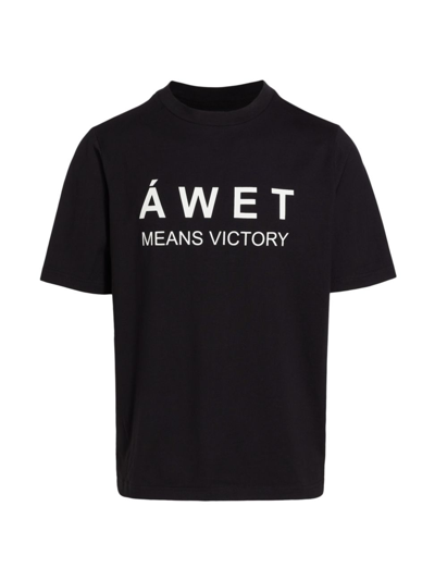 Awet Victory Logo T-shirt In Black