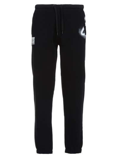 Just Cavalli Black Graphic Lounge Pants