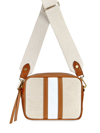 Gigi New York Maddie Canvas Camera Crossbody Bag In Tan