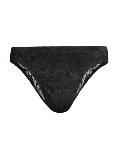 Cosabella Never Classic Lace G-string In Black