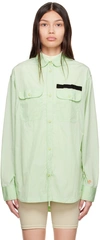 Otti Green Recycled Nylon Sport Top In G200 Gleam