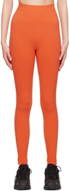 OTTI ORANGE BIODEGRADABLE NYLON SPORT LEGGINGS