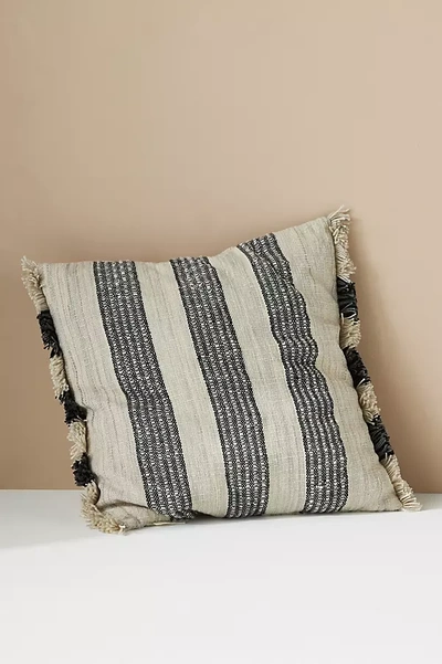 Anthropologie Somerset Indoor/outdoor Pillow In Black