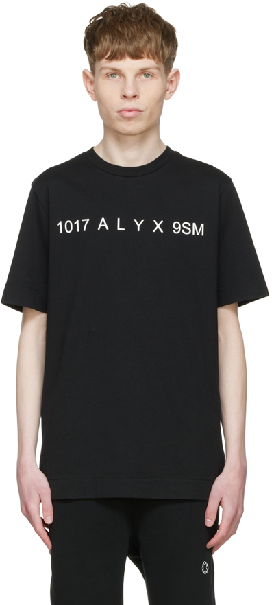 Alyx Logo Crew-neck T-shirt In Black