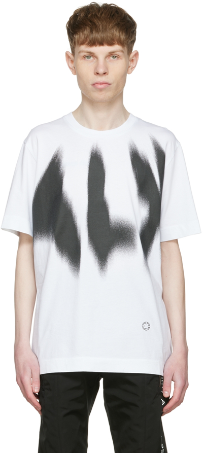 Alyx Phantom Logo-print Cotton-jersey T-shirt In White
