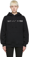 Alyx Studded-logo Detail Hoodie In Black