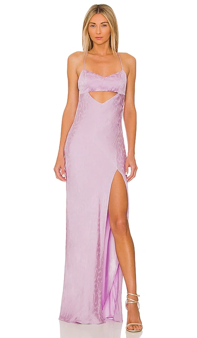 Lovers & Friends Evelyn Gown In Purple