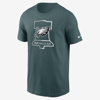 Nike Men's Local Phrase Essential (nfl Philadelphia Eagles) T-shirt In Green