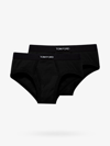 Tom Ford Black Briefs With Logged Waistband In Cotton Stretch In Black
