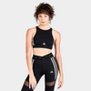 ADIDAS ORIGINALS ADIDAS WOMEN'S HYPERGLAM AEROREADY LIGHT-SUPPORT SPORTS BRA