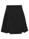 Ambush Front Slits High Waist Skirt In Black