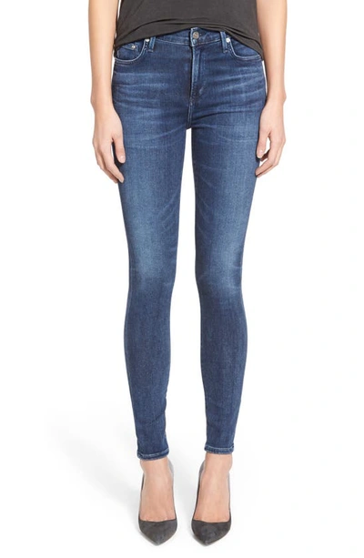 Citizen Of Humanity Rocket High-waisted Skinny Jeans In Multi