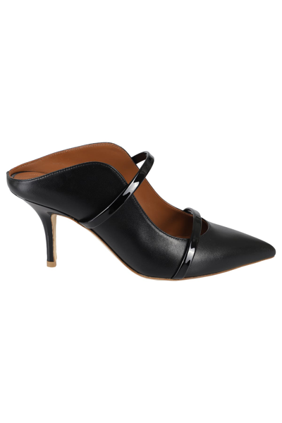 Malone Souliers Maureen 70 Black Leather Mules