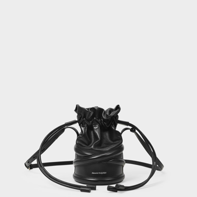 Alexander Mcqueen Soft Curve Bag In Black