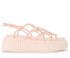 Agl Attilio Giusti Leombruni Agl Messy Powder Pink Sandal In Rosa