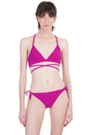 Isabel Marant Solange Beachwear In Viola Synthetic Fibers In Viola