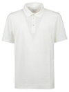 Ballantyne Knitted Polo Shirt In White