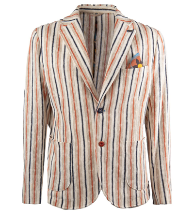 Bob Light Multicolor Striped Single-breasted Jacket