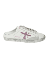 Premiata Steven Sneakers In White Leather In White